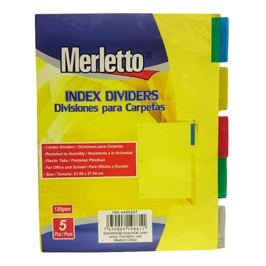 Divisiones Merletto 5 Piezas