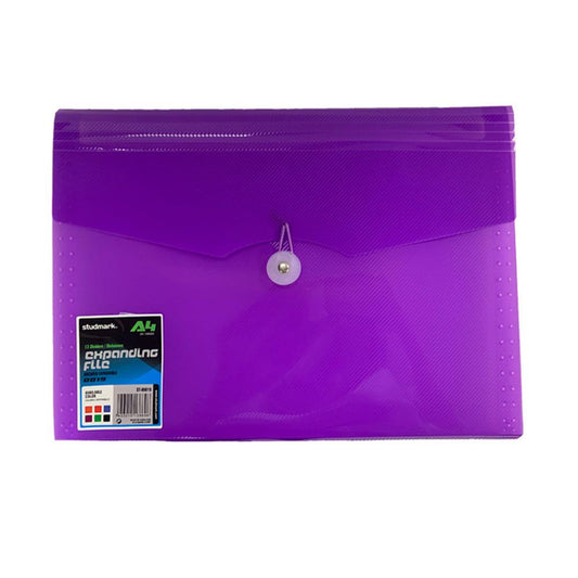 Carpeta de Acordeón A4 Studmark de 13 Divisiones - Surtido