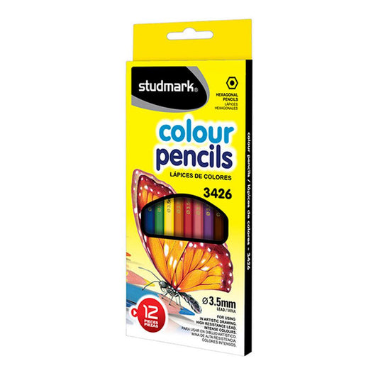 Lápices de Colores Studmark 12 Piezas