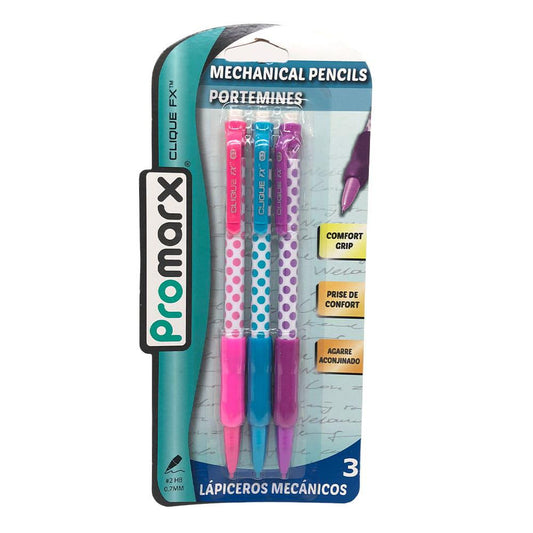 Lápiz Mecánico 0.7mm X3 Clique Fx Promarx
