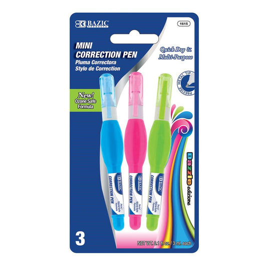 Líquido Corrector Bazic 3 ml 3 Piezas