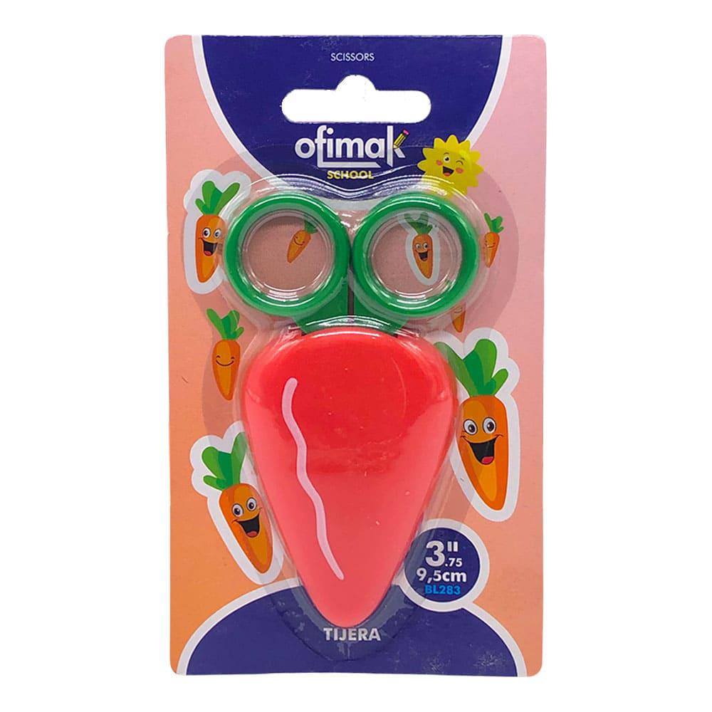 Tijera Escolar Ofimak de Zanahoria 9.5 cm