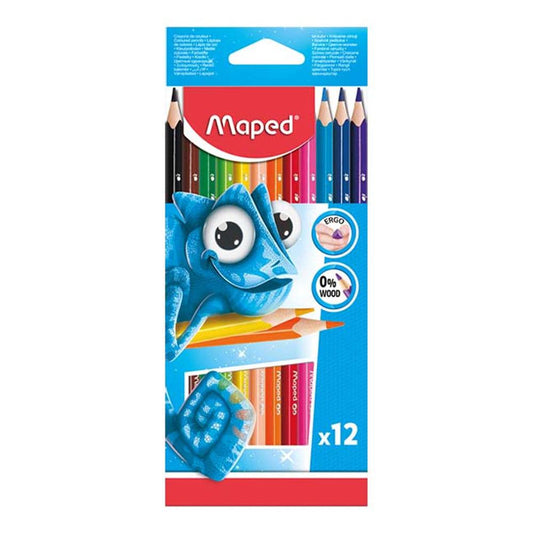 Lápices de Colores Maped Jumbo 12 Piezas