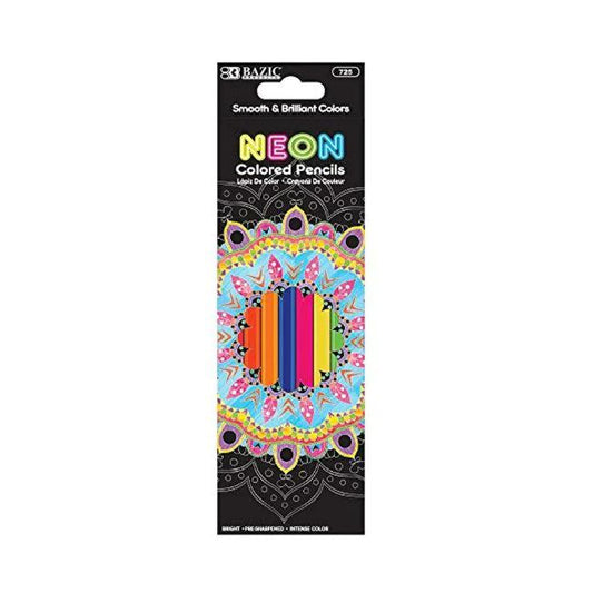 Lápices Bazic de Colores Neon X 8