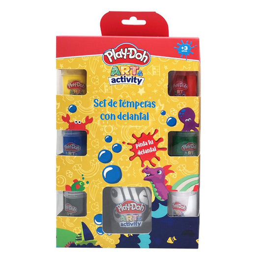 Tempera Play Doh Con Delantal