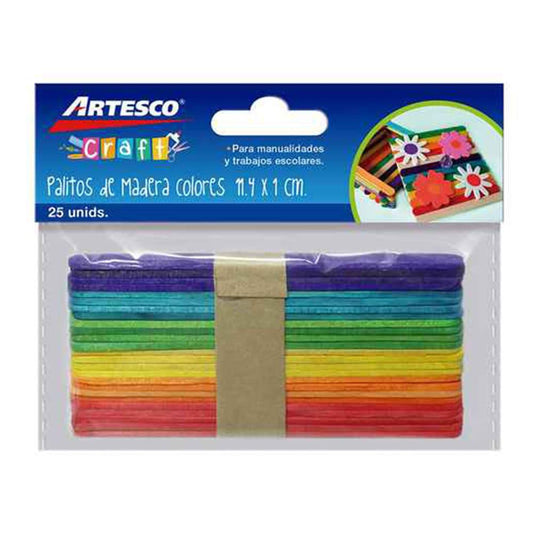 Palitos de Paleta Artesco 25 Piezas Artesco