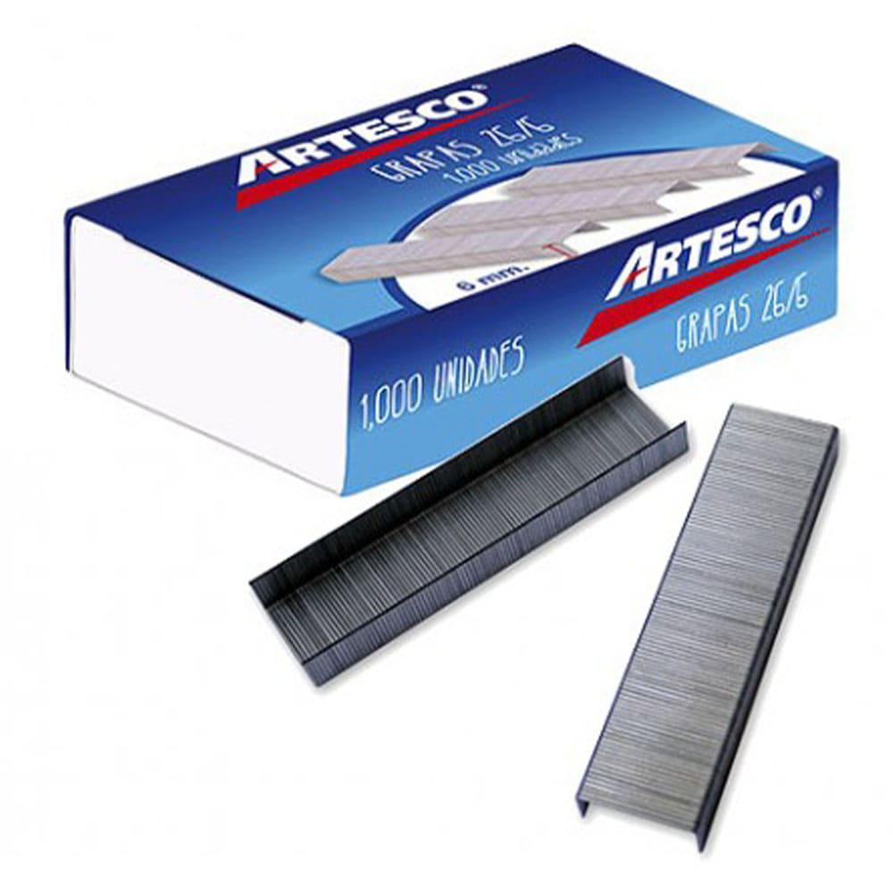 Grapas Artesco 26/6 1000 Piezas