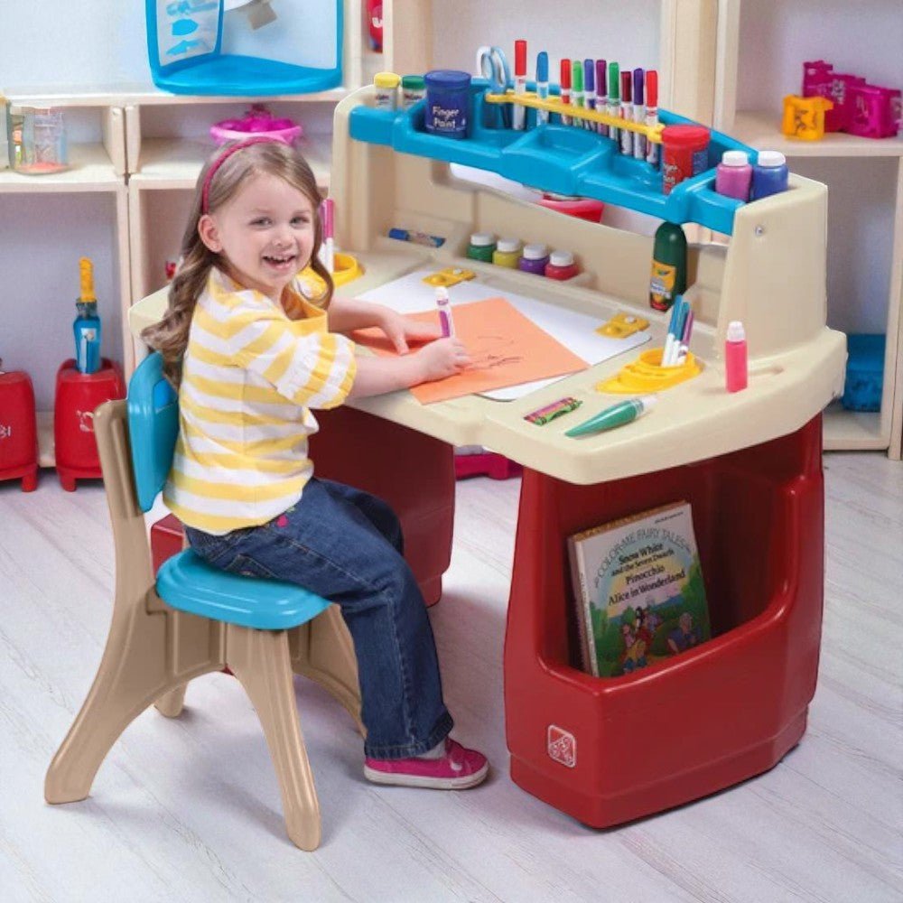 Escritorio de Arte Deluxe con Silla y Almacenamiento / Step 2 - Step 2 - Titan.com.pa - 733538702596