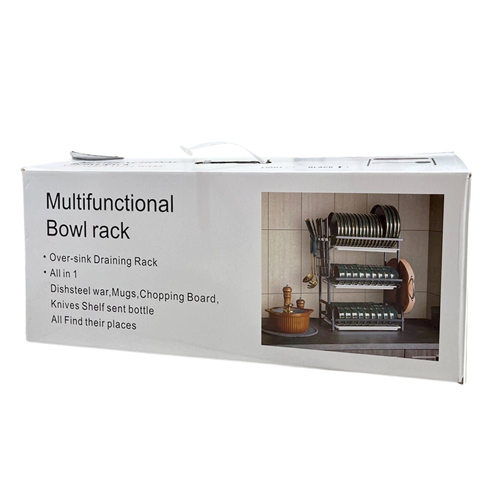 Escurridor de metal de 3 niveles 53 cm S13138