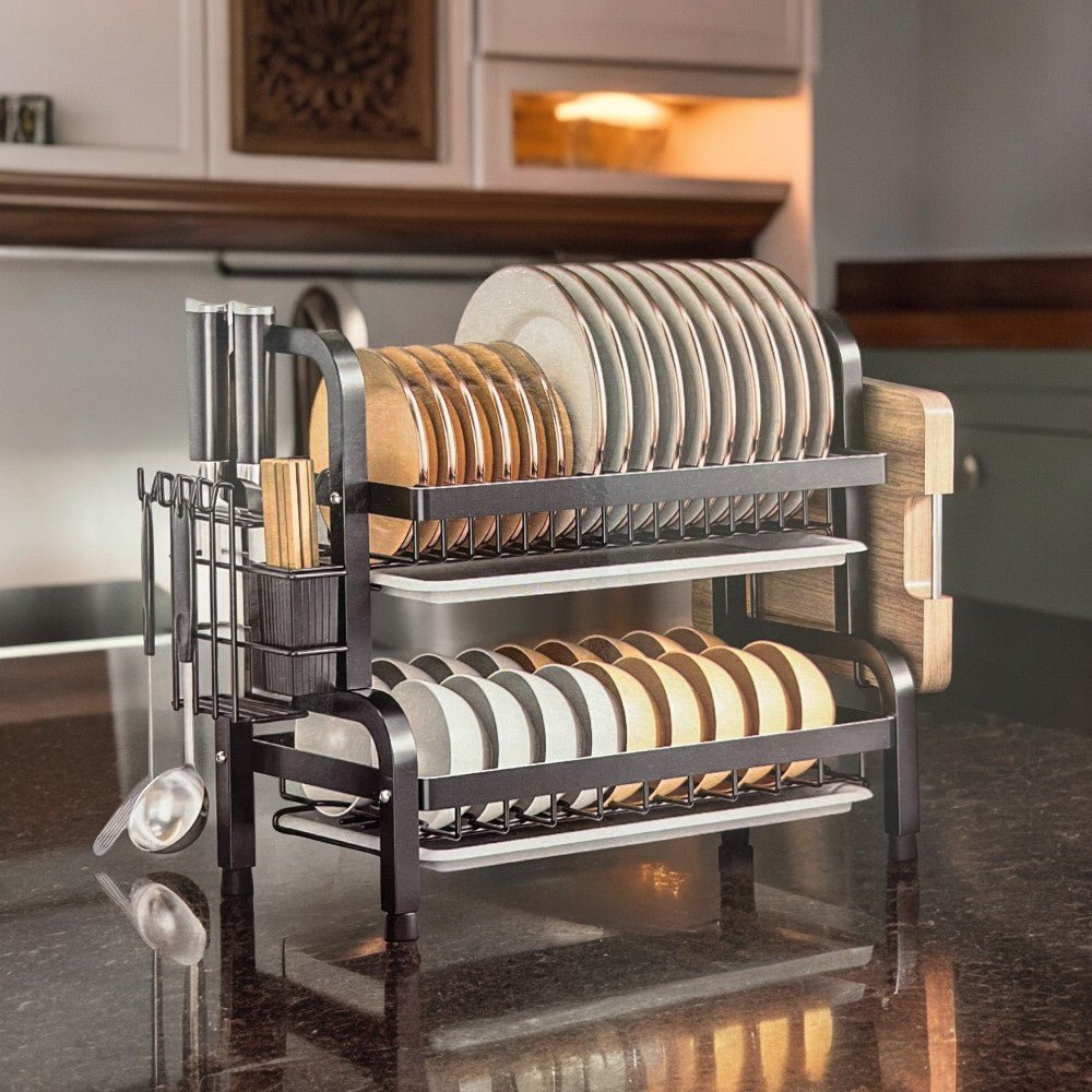 Escurridor Metal 43Cm 2 Niveles - Home Elegance - Titan.com.pa - 2100000212262