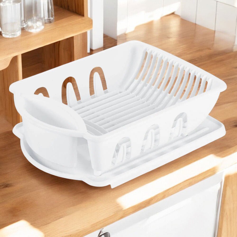 Escurridor Sterilite de Plástico / 8 Portavasos / Blanco - Sterilite - Titan.com.pa - 73149062789