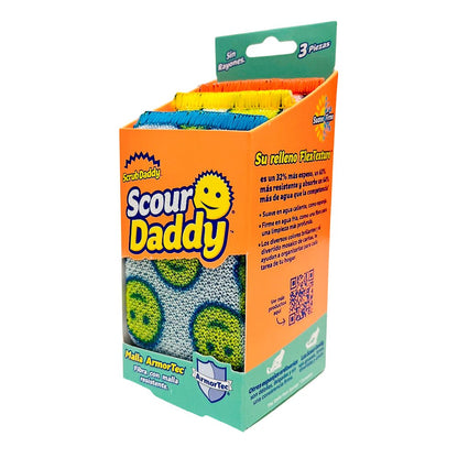 Esponja Scour Daddy / 3 Piezas / Fibra con Malla - Scrub Daddy - Titan.com.pa - 7502279103244