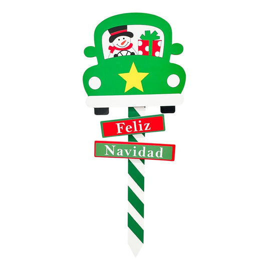 Estaca Navideña 35 cm con Letrero / Christmas Elegance - Christmas Elegance - Titan.com.pa - 2100000910199