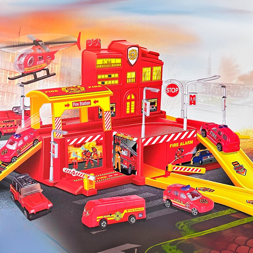 Estacionamiento Bomberos Vehículos Surtidos / Six - Six - Zero - Six - Six - Zero - Titan.com.pa - 2100000264179