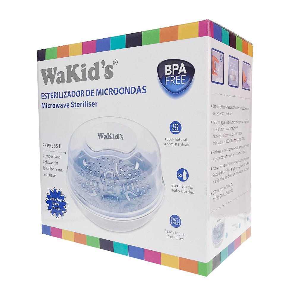 Esterilizador de Microonda Wakid'S Para 6 Biberones - Wakid'S - Titan.com.pa - 7453070329275