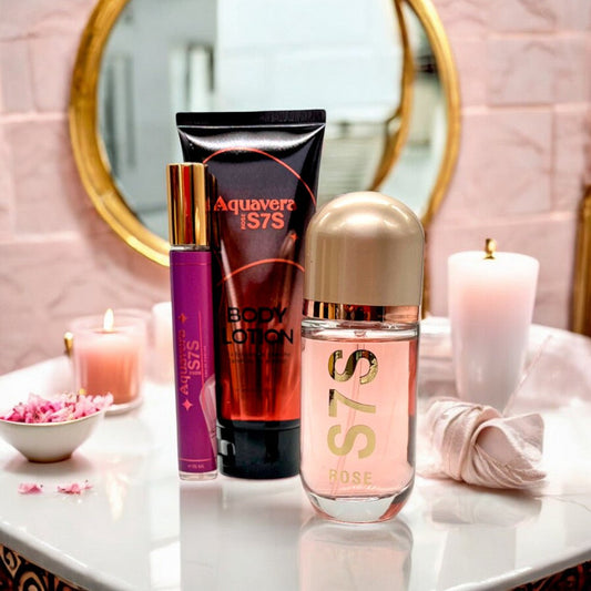 Estuche Perfume Aquavera S7S Rose 3 Piezas - Aquavera - Titan.com.pa - 7453083105293