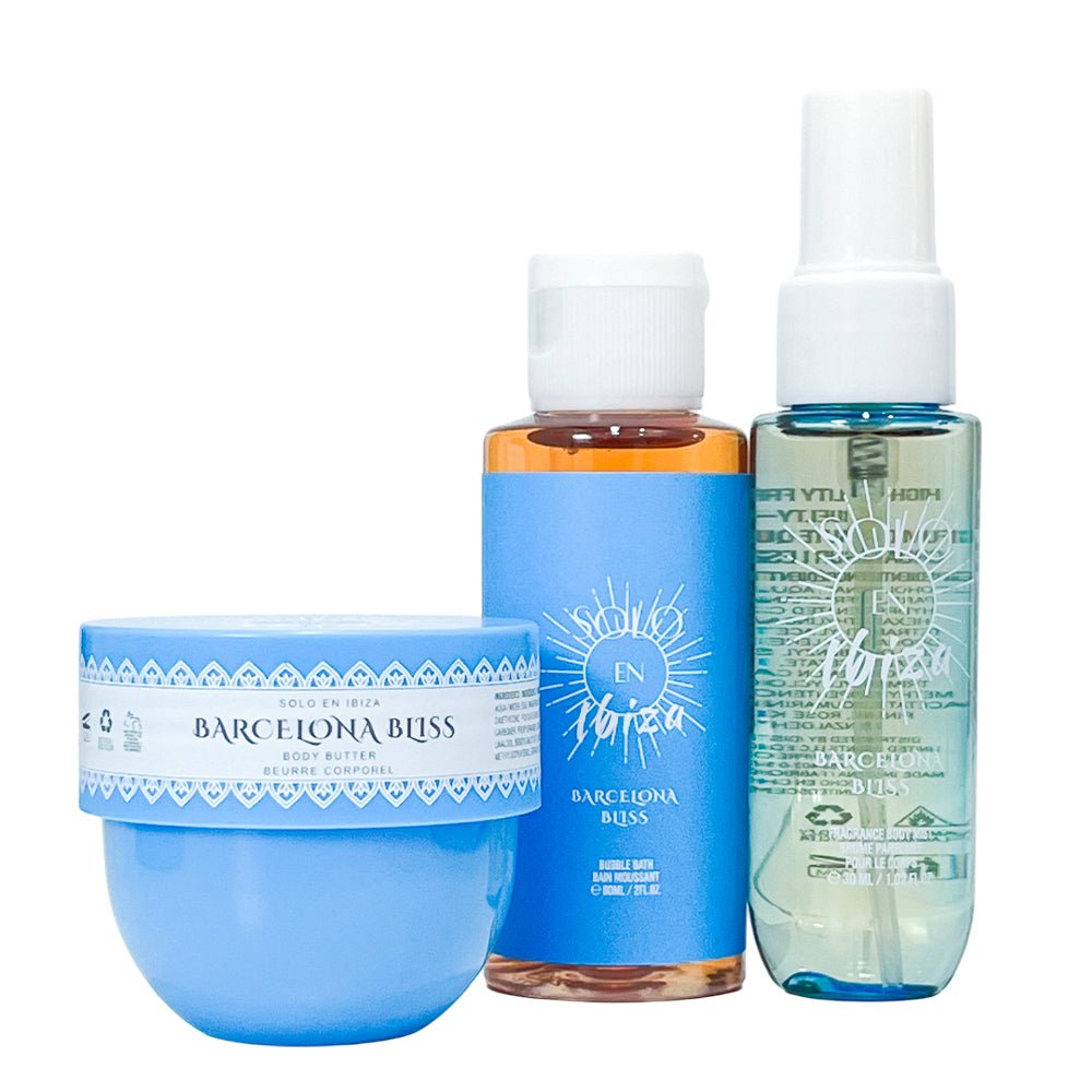 Estuche Solo En Ibiza Azul Barcelona Bliss Dama 3 Piezas - Ibiza - Titan.com.pa - 191554895164