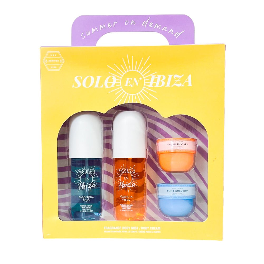 Estuche Solo En Ibiza Barcelona Bliss/Valencia Vibes/Dama 4 Piezas - Ibiza - Titan.com.pa - 191554895157