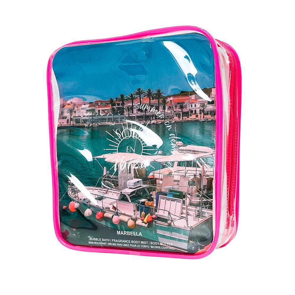 Estuche Solo En Ibiza Fucsia Marbella Dama 3 Piezas - Ibiza - Titan.com.pa - 191554895195