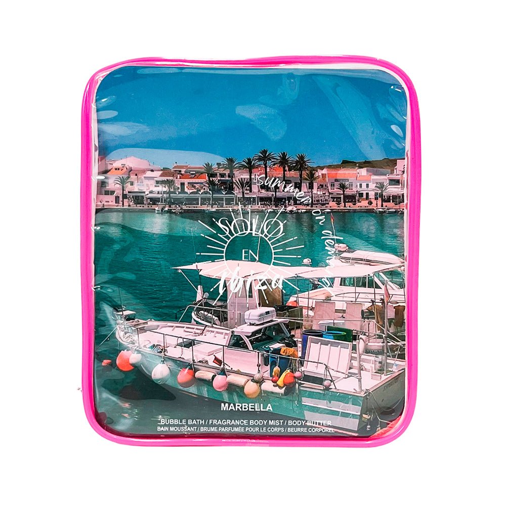 Estuche Solo En Ibiza Fucsia Marbella Dama 3 Piezas - Ibiza - Titan.com.pa - 191554895195