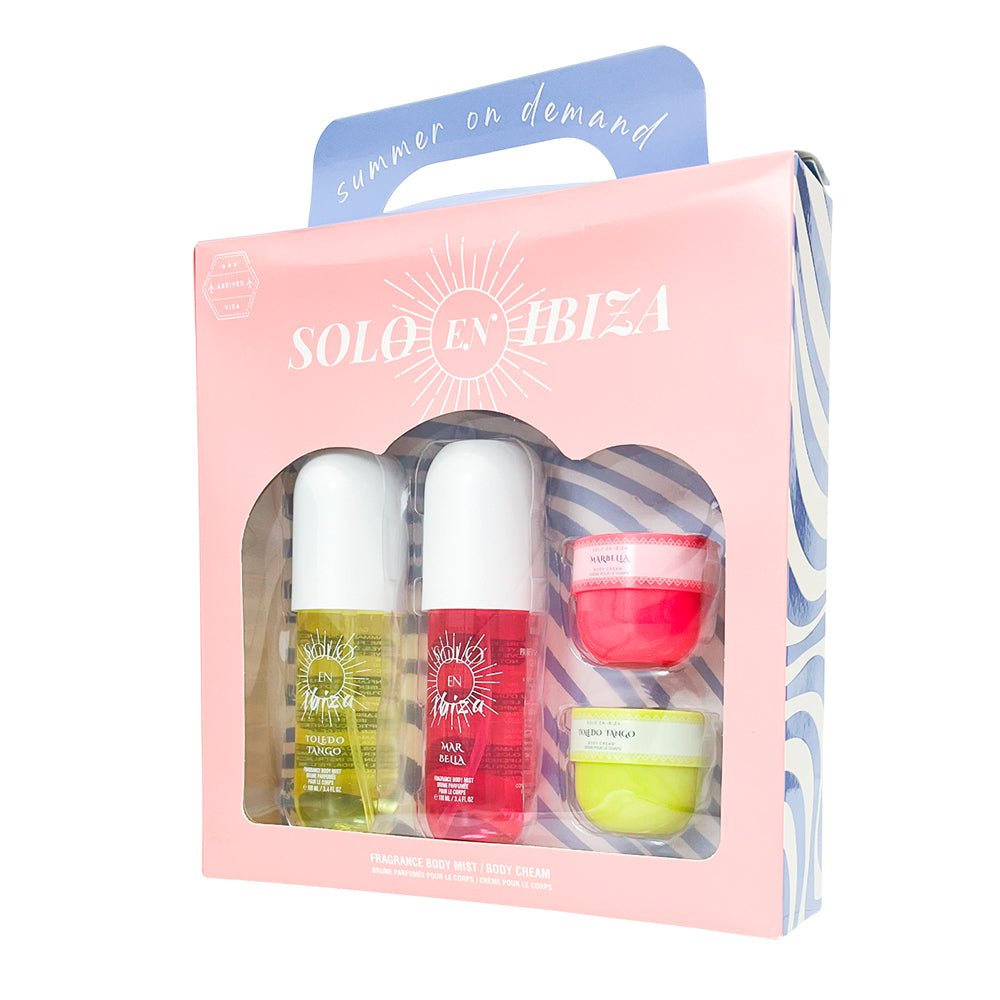 Estuche Solo En Ibiza Marbella/Toledo Tango/Dama 4 Piezas - Ibiza - Titan.com.pa - 191554895140
