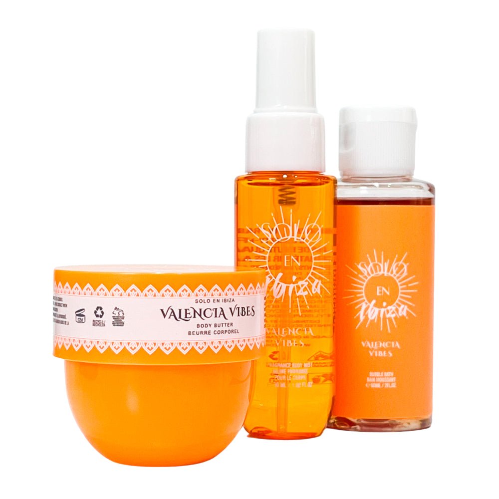 Estuche Solo En Ibiza Naranja Valencia Vibes Dama 3 Piezas - Ibiza - Titan.com.pa - 191554895188