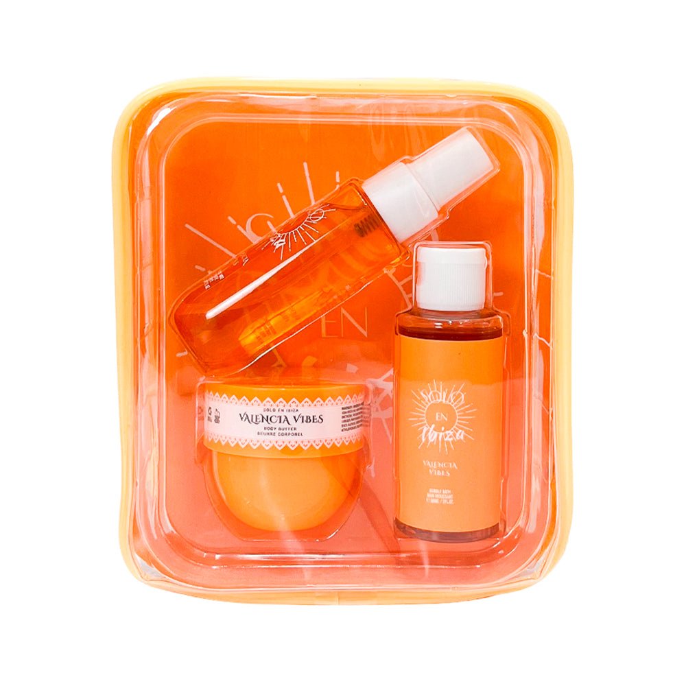Estuche Solo En Ibiza Naranja Valencia Vibes Dama 3 Piezas - Ibiza - Titan.com.pa - 191554895188