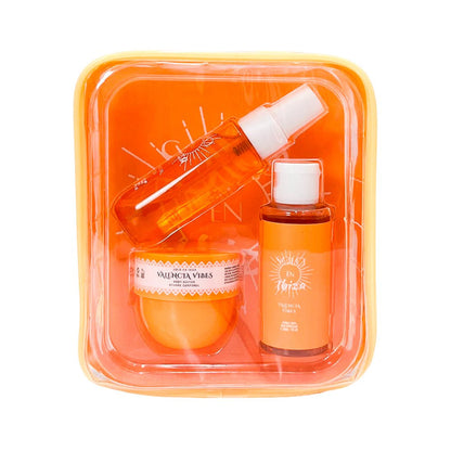 Estuche Solo En Ibiza Naranja Valencia Vibes Dama 3 Piezas - Ibiza - Titan.com.pa - 191554895188