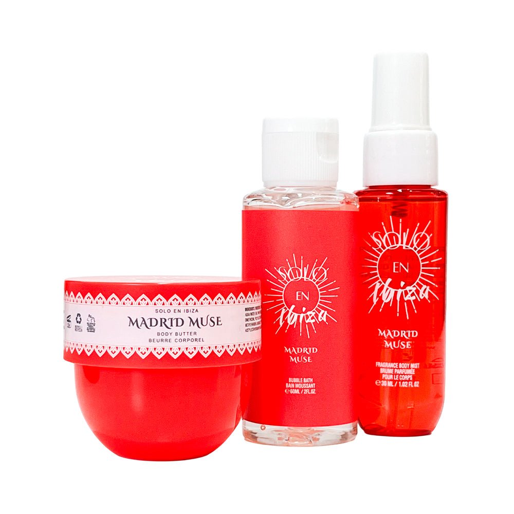 Estuche Solo En Ibiza Rojo Madrid Muse Dama 3 Piezas - Ibiza - Titan.com.pa - 191554895171