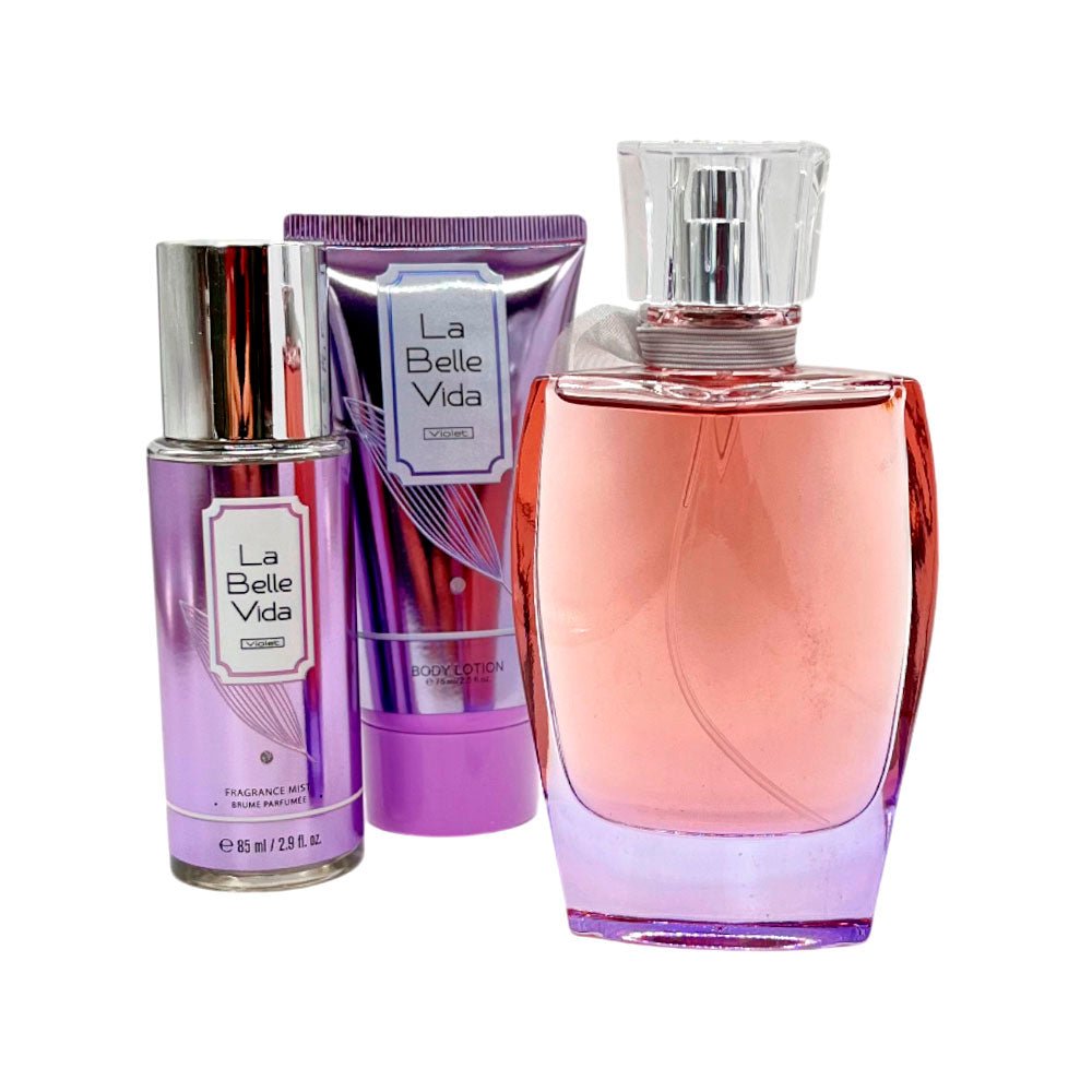 lele【卸】第7弾ラビベロLa vie Belle 50ml＋20ml Estuche V.V.Love La Belle Vida 3 Piezas | Titan.com.pa