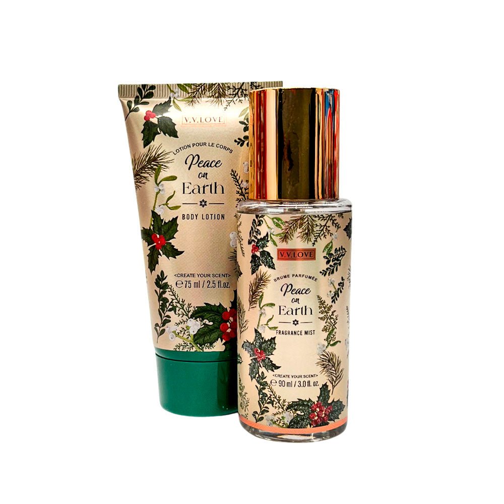 Estuche V.V.Love Peace On Earth 2 Piezas | Titan.com.pa