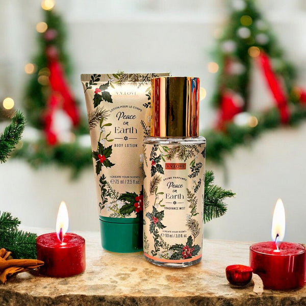 Estuche V.V.Love Peace On Earth 2 Piezas | Titan.com.pa