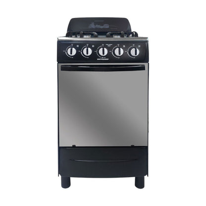 Estufa A Gas 20" Premier / 4 Quemadores / Con Horno / Negro - Premier - Titan.com.pa - 7453064743483