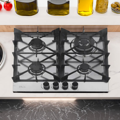 Estufa A Gas Empotrable Drija Milan 60 Pro / 4 Quemadores / Acero Inoxidable - Drija - Titan.com.pa - 710497348362