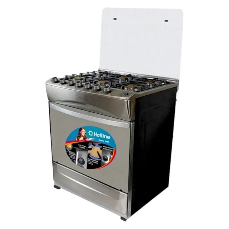 Estufa A Gas Hotline 30" / 5 Quemadores / Acero Inoxidable - Hotline - Titan.com.pa - 7453021615334