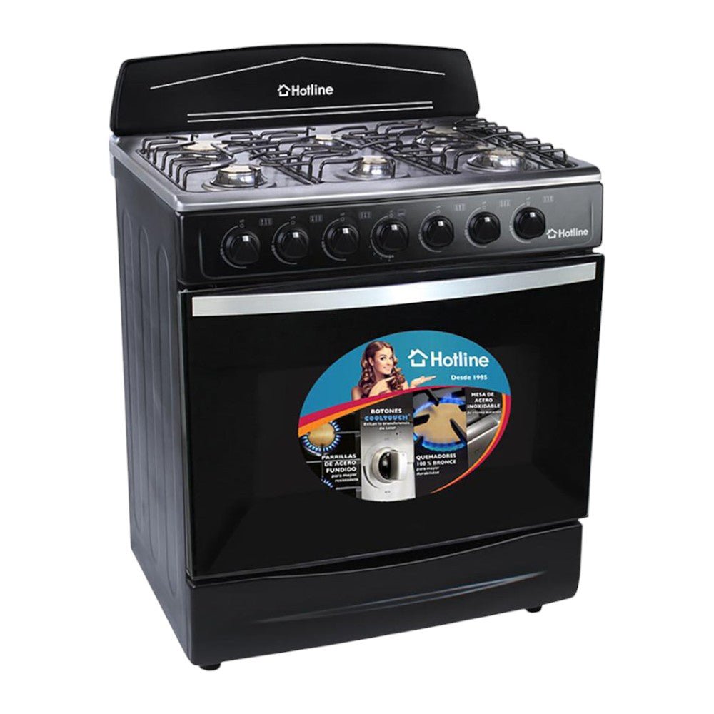 Estufa a Gas Hotline de 30" / Acero Inoxidable / HLGR762 - Hotline - Titan.com.pa - 7453021615273