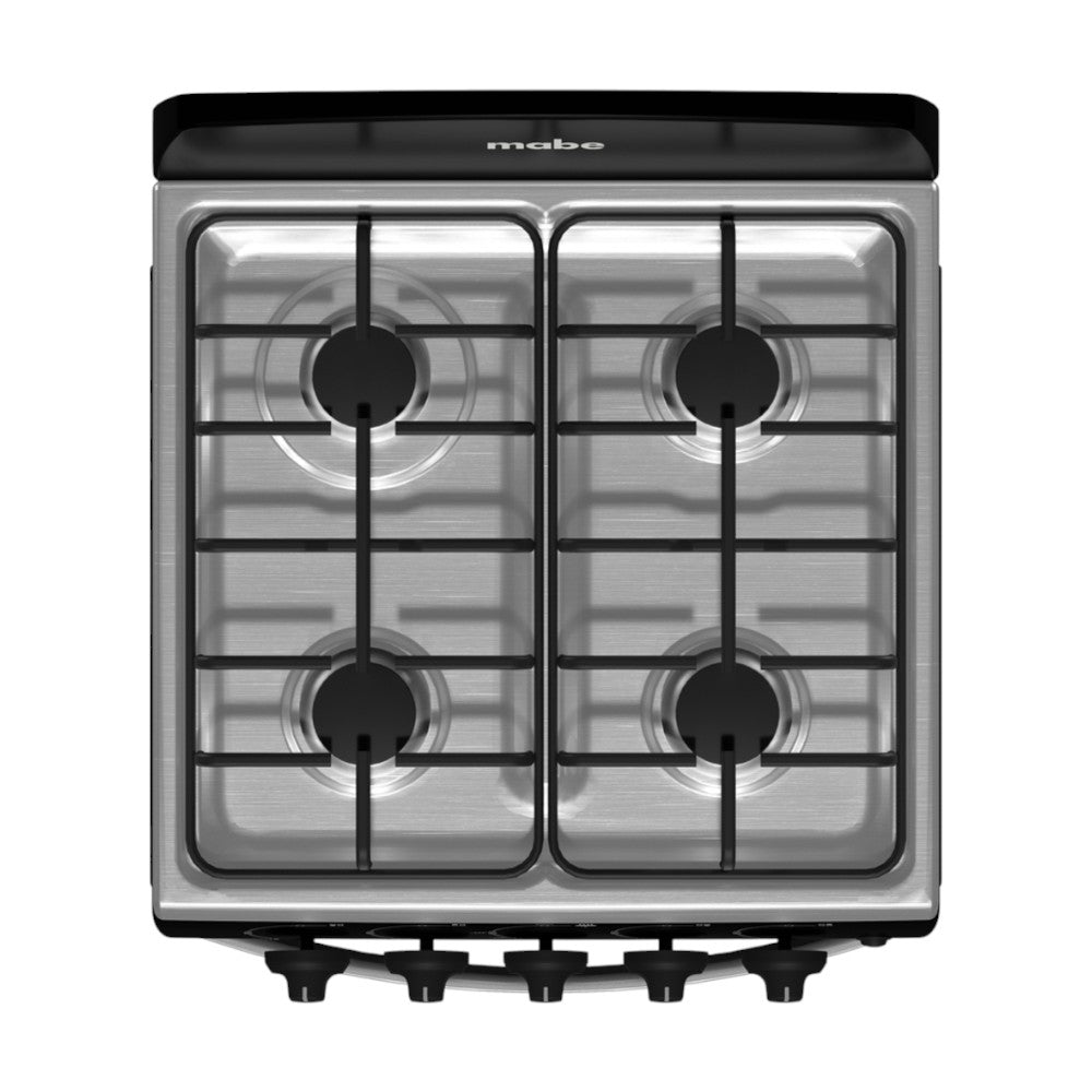 Estufa A Gas Mabe 20" / 4 Quemadores / Inoxidable / Negra - Mabe - Titan.com.pa - 7861032328660