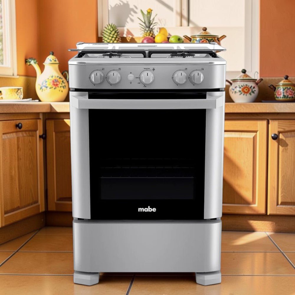 Estufa A Gas Mabe 24" / 4 Quemadores / Acero Inoxidable / Silver - Mabe - Titan.com.pa - 7861032329759