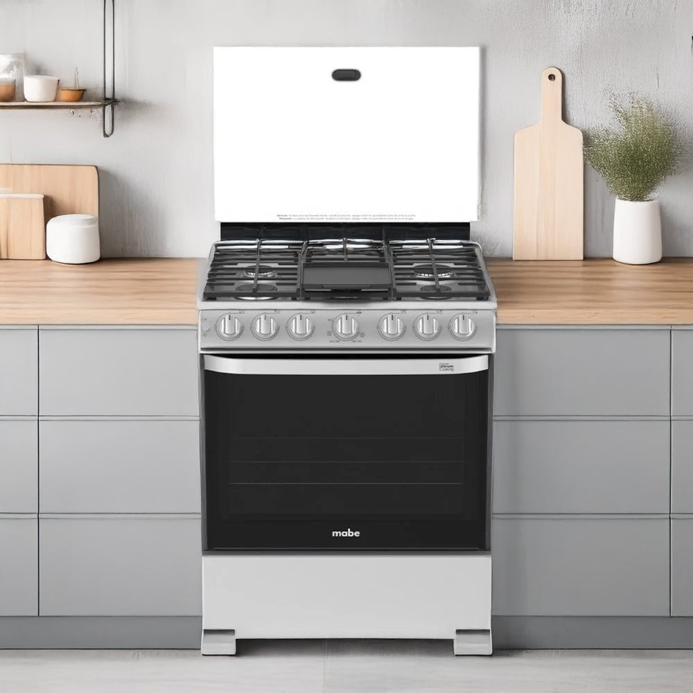 Estufa A Gas Mabe 30" / 6 Quemadores / Acero Inoxidable / Silver - Mabe - Titan.com.pa - 757638406260