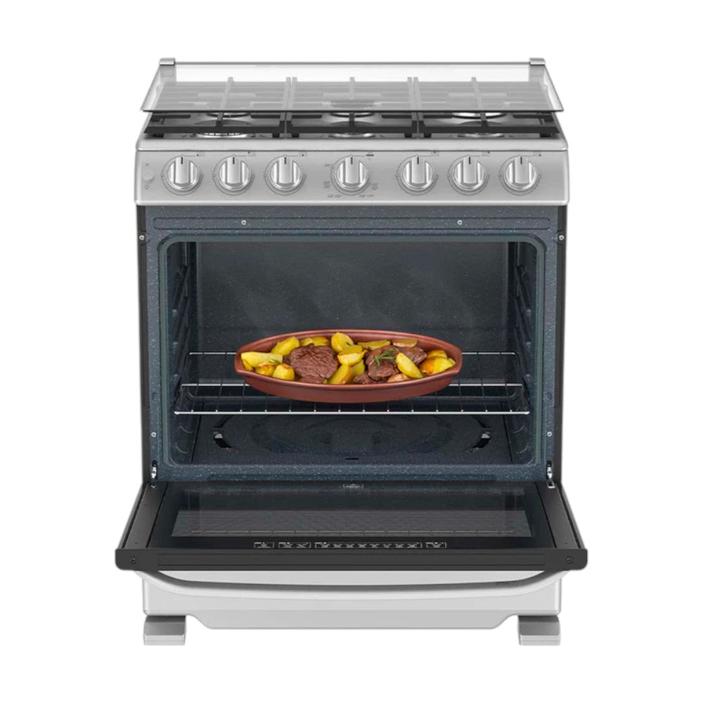 Estufa A Gas Mabe 30" / 6 Quemadores / Acero Inoxidable / Silver - Mabe - Titan.com.pa - 757638406260