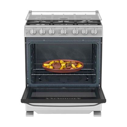 Estufa A Gas Mabe 30" / 6 Quemadores / Acero Inoxidable / Silver - Mabe - Titan.com.pa - 757638406260