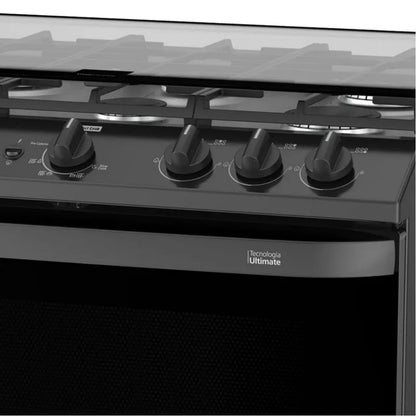 Estufa A Gas Mabe 30" / 6 Quemadores / Negra - Mabe - Titan.com.pa - 757638400756