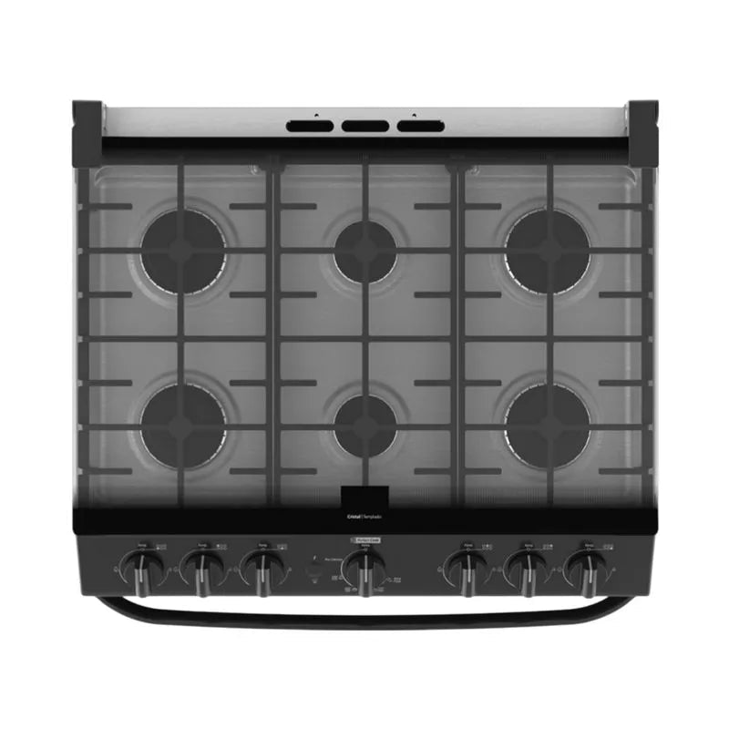 Estufa A Gas Mabe 30" / 6 Quemadores / Negra - Mabe - Titan.com.pa - 757638400756