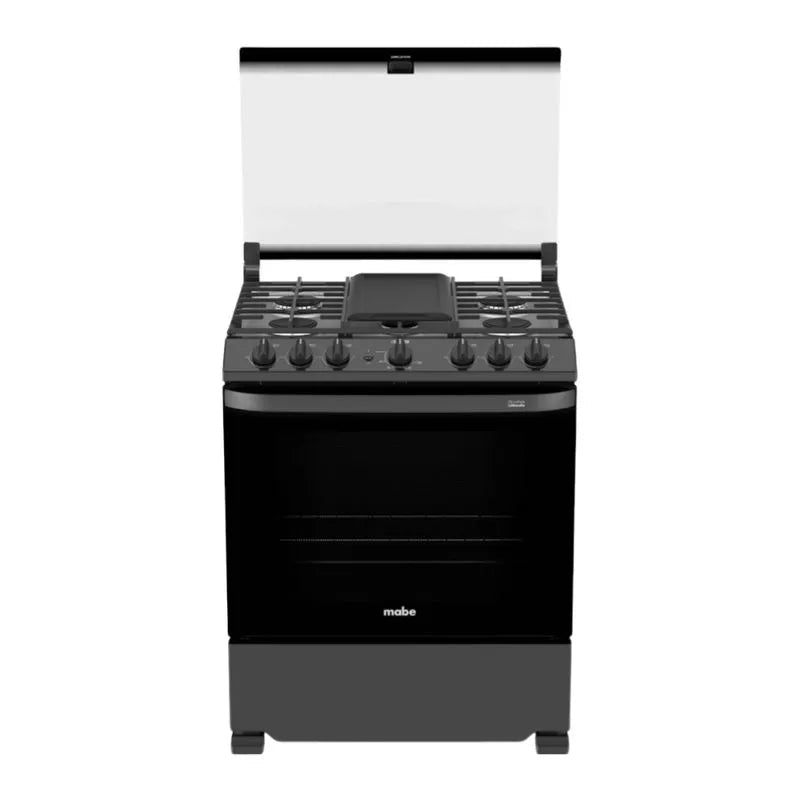 Estufa A Gas Mabe 30" / 6 Quemadores / Negra - Mabe - Titan.com.pa - 757638400756