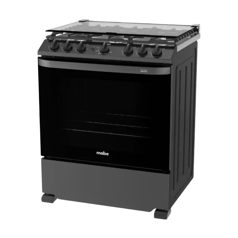 Estufa A Gas Mabe 30" / 6 Quemadores / Negra - Mabe - Titan.com.pa - 757638400756