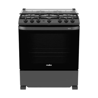 Estufa A Gas Mabe 30" / 6 Quemadores / Negra - Mabe - Titan.com.pa - 757638400756