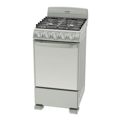 Estufa a Gas Mabe de 20" / 4 Quemadores / Gris - Mabe - Titan.com.pa - 757638391993