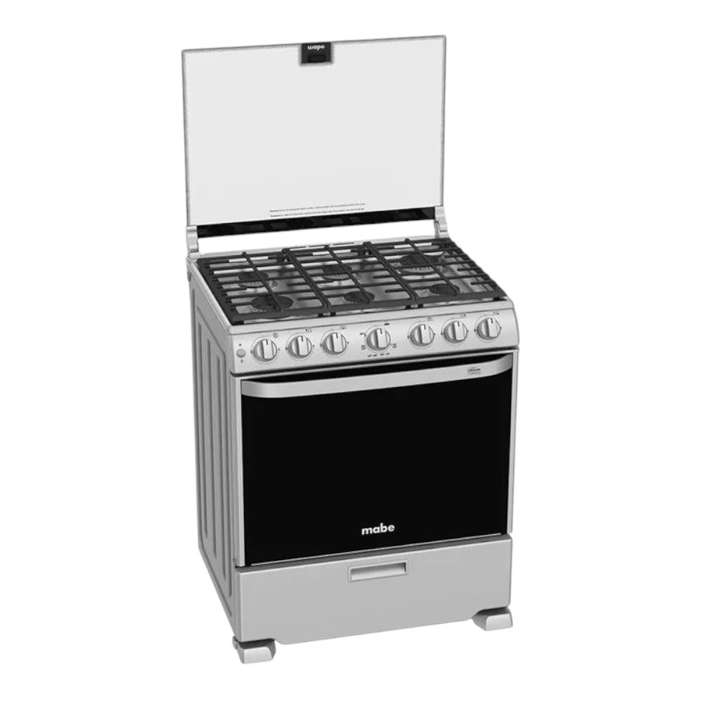 Estufa A Gas Mabe de 30" / 6 Quemadores / Acero Inoxidable - Mabe - Titan.com.pa - 757638396387