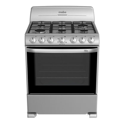 Estufa a Gas Mabe de 30" / Gris / 6 Quemadores - Mabe - Titan.com.pa - 757638396905