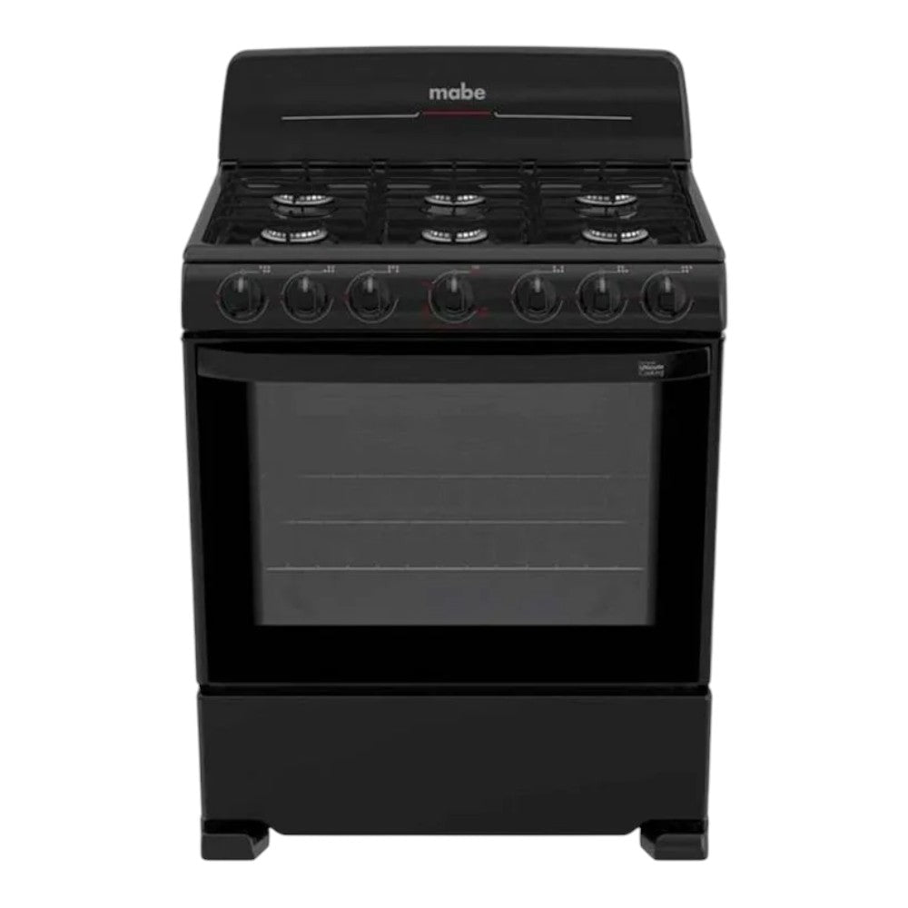 Estufa a Gas Mabe Negro / 6 Quemadores / 30" - Mabe - Titan.com.pa - 757638396783